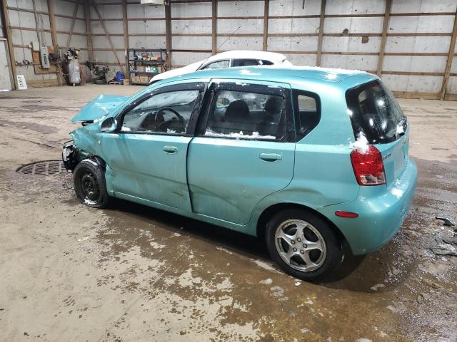 CHEVROLET AVEO BASE 2005 blue  gas KL1TD62615B353355 photo #3