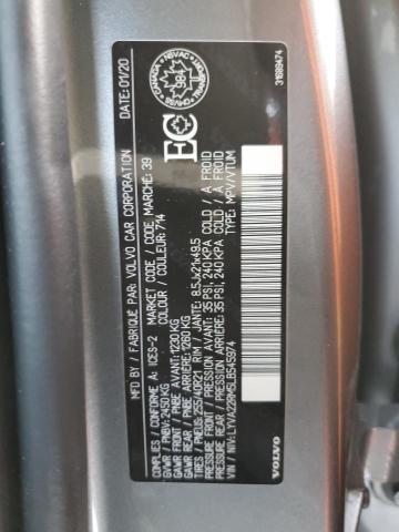 2020 VOLVO XC60 T6 R- LYVA22RM5LB545974