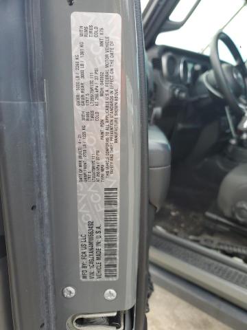 2021 JEEP WRANGLER S - 1C4GJXAN4MW663492