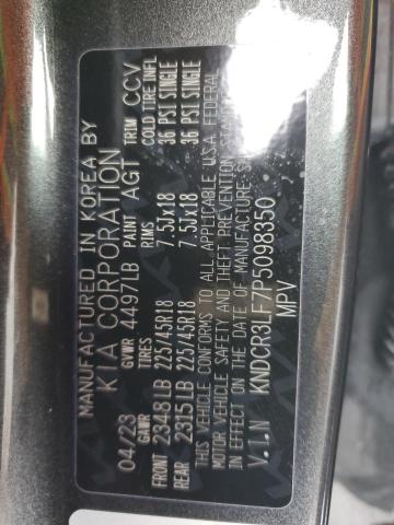 2023 KIA NIRO SX TO KNDCR3LF7P5098350