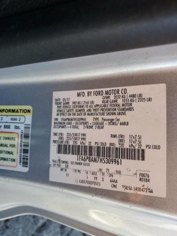 2017 FORD MUSTANG - 1FA6P8AM7H5309961