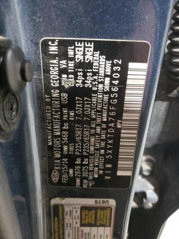 2015 KIA SORENTO LX - 5XYKTDA76FG564032