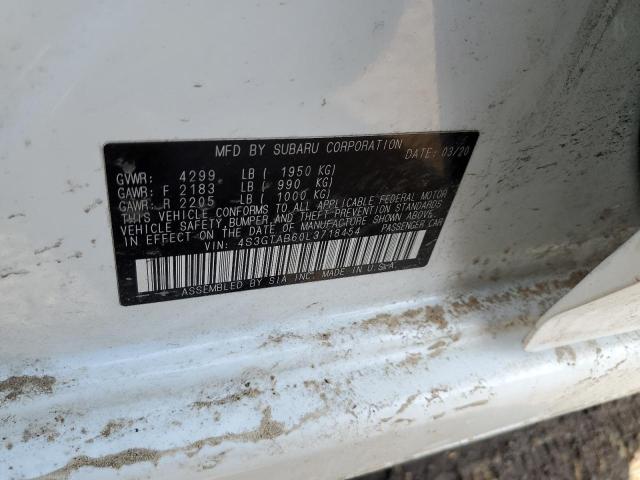 2020 SUBARU IMPREZA - 4S3GTAB60L3718454