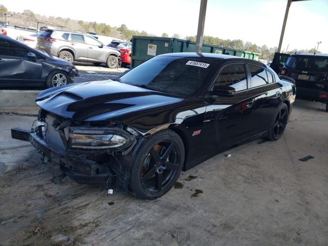 DODGE CHARGER R/ 2018 black  gas 2C3CDXGJ6JH337279 photo #1