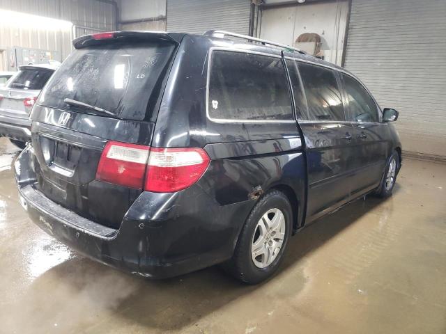 HONDA ODYSSEY EX 2006 black  gas 5FNRL38786B017902 photo #4
