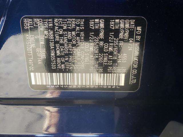 2024 NISSAN ROGUE SV JN8BT3BA1RW357533