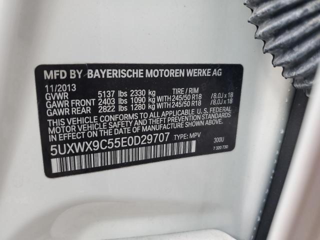 VIN 5UXWX9C55E0D29707 2014 BMW X3 no.13