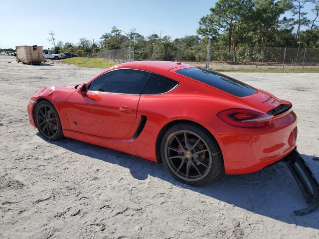 PORSCHE CAYMAN S 2014 red  gas WP0AB2A80EK191347 photo #3