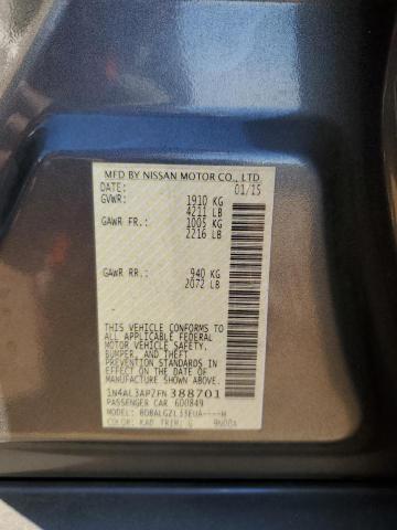 2015 NISSAN ALTIMA 2.5 - 1N4AL3AP2FN388701