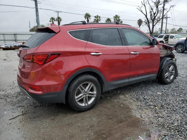 HYUNDAI SANTA FE S 2018 red  gas 5XYZU3LB2JG503339 photo #4