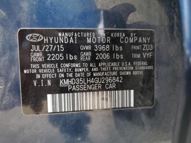 2016 HYUNDAI ELANTRA GT - KMHD35LH4GU296842