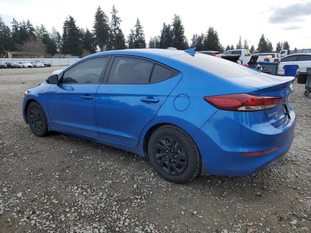 HYUNDAI ELANTRA SE 2017 blue  gas KMHD74LF5HU394891 photo #3