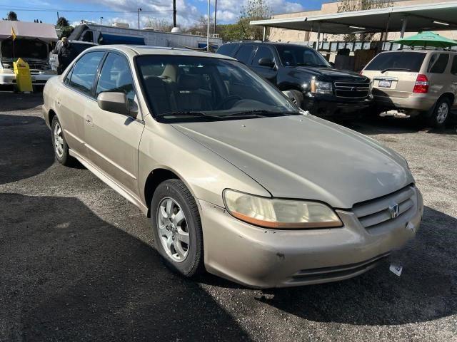 HONDA ACCORD EX 2001 tan sedan 4d gas JHMCG66031C024956 photo #1