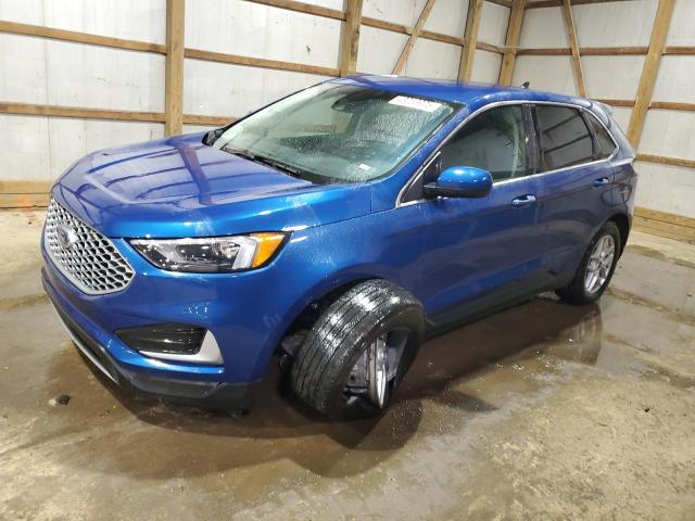 FORD EDGE SEL 2024 blue  gas 2FMPK4J9XRBA98409 photo #1