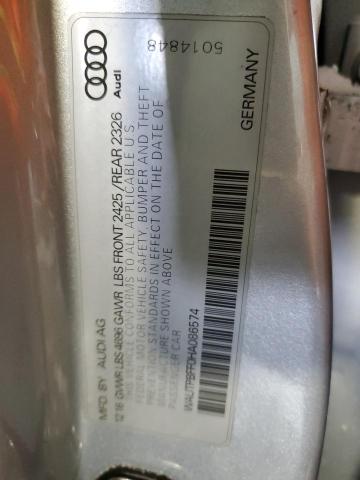 2017 AUDI A3 WAUTPBFF0HA086574