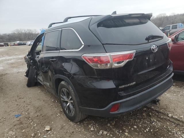 Vin: 5tdkkrfh7gs504721, lot: 48159524, toyota highlander xle 20162