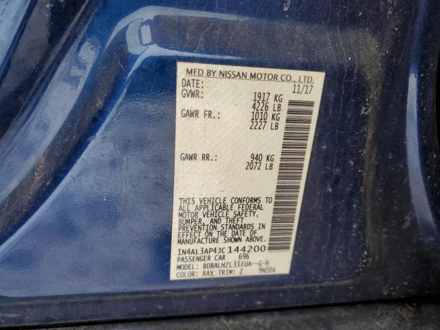 2018 NISSAN ALTIMA 2.5 - 1N4AL3AP4JC144200