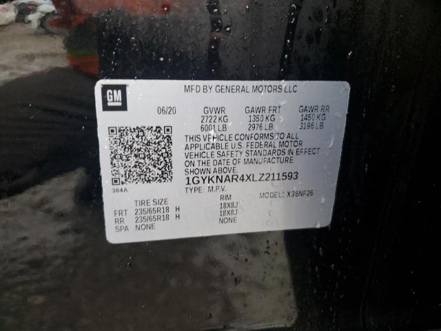2020 CADILLAC XT5 LUXURY - 1GYKNAR4XLZ211593