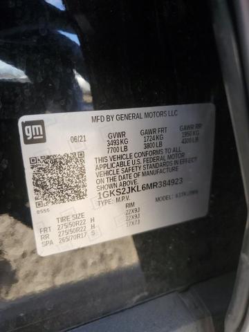 2021 GMC YUKON - 1GKS2JKL6MR384923
