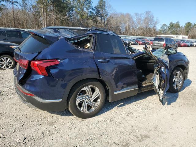 HYUNDAI SANTA FE S 2022 blue  gas 5NMS34AJ3NH443488 photo #4