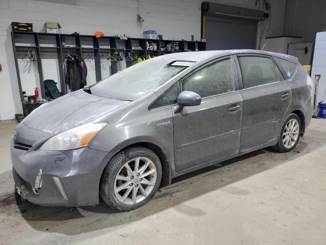 TOYOTA PRIUS V 2012 gray station hybrid engine JTDZN3EUXC3100437 photo #1