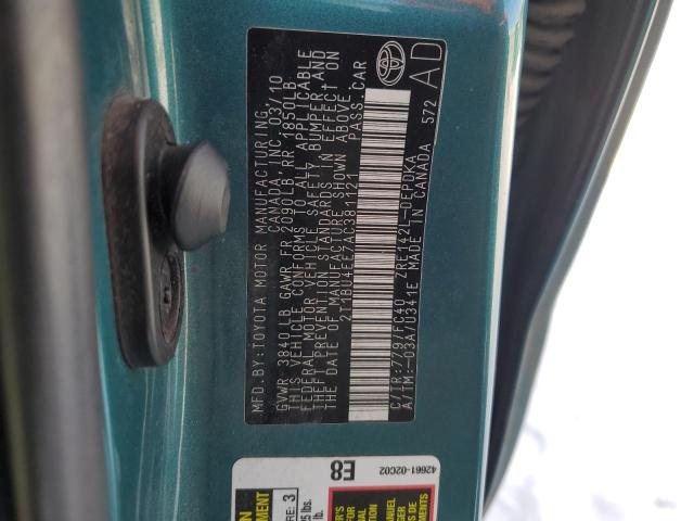 2010 TOYOTA COROLLA BA - 2T1BU4EE7AC381121