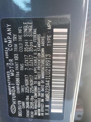 2020 HYUNDAI TUCSON SE - KM8J23A41LU218913