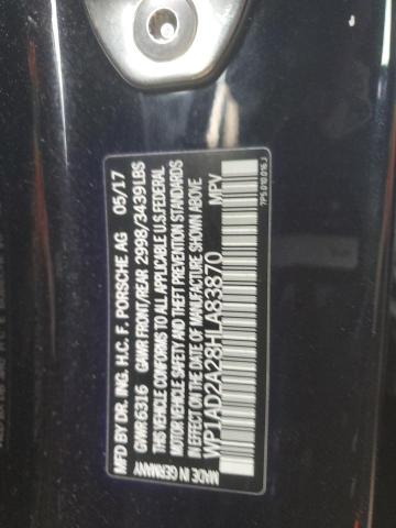 2017 PORSCHE CAYENNE GT - WP1AD2A28HLA83870