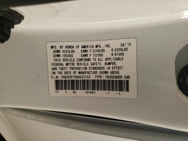 2017 HONDA ACCORD LX - 1HGCR2F3XHA022143