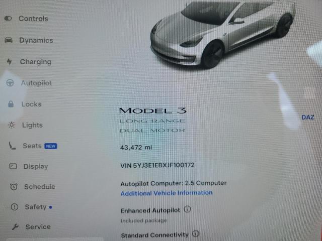 2018 TESLA MODEL 3 - 5YJ3E1EBXJF100172