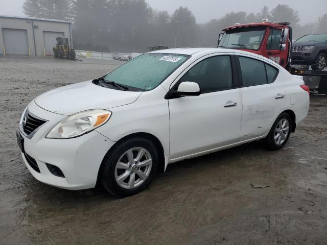 NISSAN VERSA S 2014 white  gas 3N1CN7AP6EL823810 photo #1