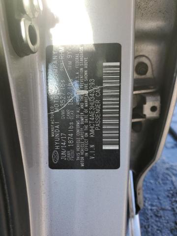2017 HYUNDAI ACCENT SE - KMHCT4AE3HU343293