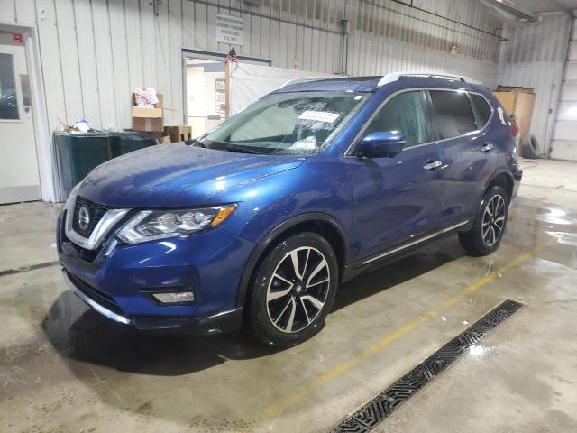 NISSAN ROGUE S 2019 blue  gas 5N1AT2MV4KC756800 photo #1