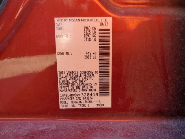 2023 NISSAN ALTIMA SV - 1N4BL4DV9PN328419