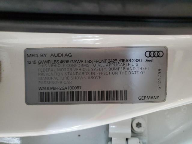 2016 AUDI A3 E-TRON WAUUPBFF2GA100087