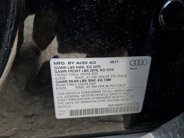 2018 AUDI Q5 PREMIUM - WA1BNAFY2J2041744
