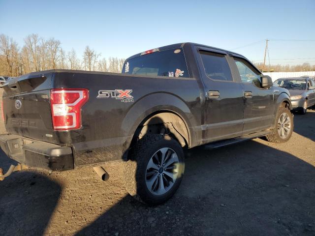 FORD F150 SUPER 2019 black  gas 1FTEW1E44KKD64676 photo #4