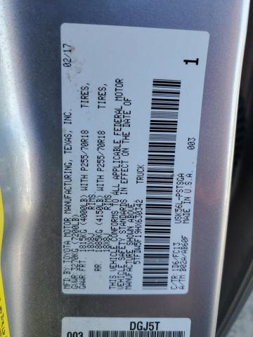 2017 TOYOTA TUNDRA CRE 5TFDW5F19HX630342