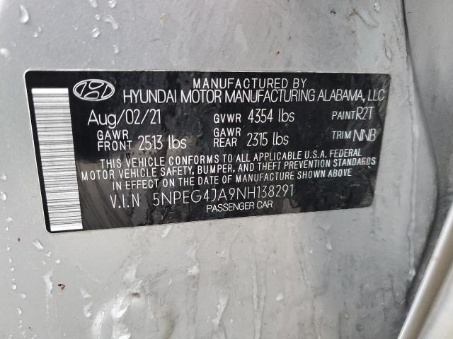 2022 HYUNDAI SONATA SE - 5NPEG4JA9NH138291