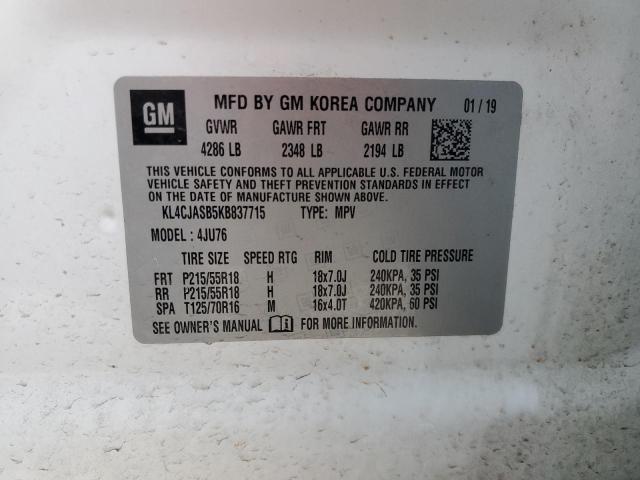 2019 BUICK ENCORE ESS KL4CJASB5KB837715
