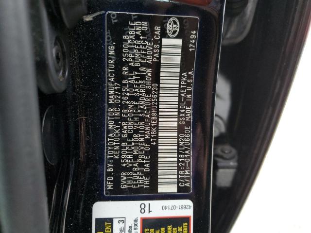 2017 TOYOTA AVALON XLE - 4T1BK1EB8HU256230