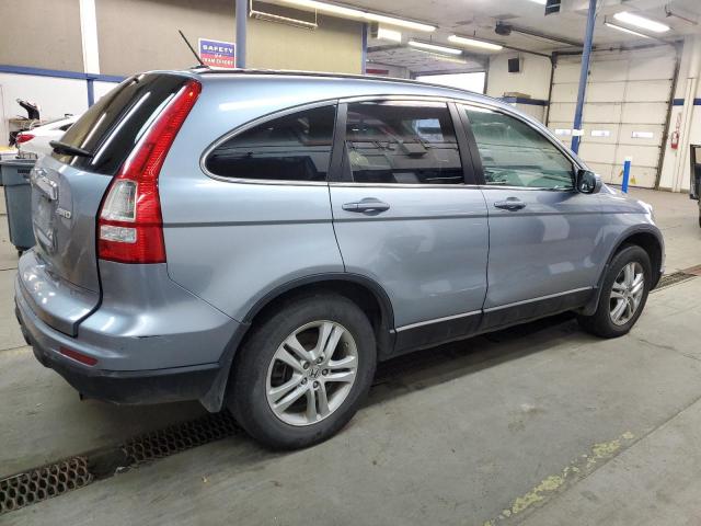 HONDA CR-V EXL 2010 blue  gas JHLRE4H76AC015400 photo #4