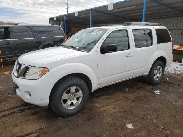 NISSAN PATHFINDER 2008 white  gas 5N1AR18B78C614149 photo #1