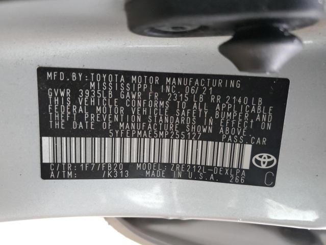 2021 TOYOTA COROLLA LE - 5YFEPMAE5MP255127
