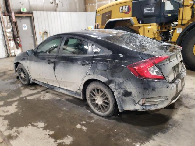 HONDA CIVIC LX 2021 black  gas 2HGFC2F68MH521964 photo #3
