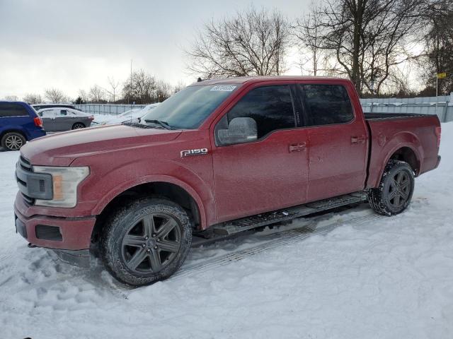 FORD F150 SUPER 2020 red  gas 1FTEW1E57LKE50770 photo #1