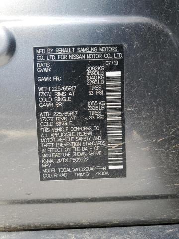 2020 NISSAN ROGUE S - KNMAT2MTXLP509522