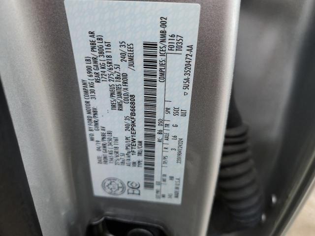 2019 FORD F150 SUPER 1FTEW1EP9KFB66808