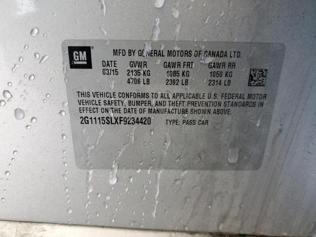 2015 CHEVROLET IMPALA LT - 2G1115SLXF9234420
