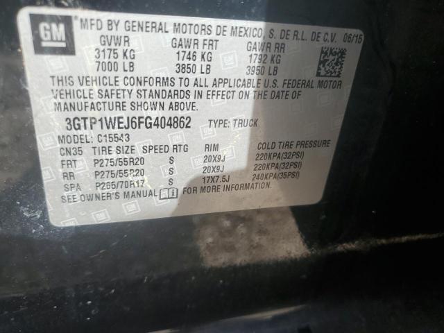 2015 GMC SIERRA C15 3GTP1WEJ6FG404862